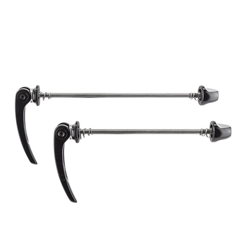 Zipp Tangente Quick Release Skewer Set - 100mm/130mm Titanium BLK With BLK Logo