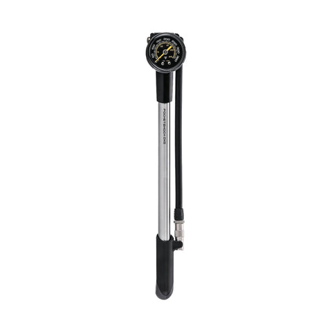 Topeak Pocket Shock DXG XL Shock Pump Analog SV 360psi 12` Aluminum Silver