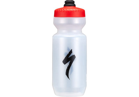 Specialized 22 oz purist mflo 2.0 bottle s-logo trans/red 22 oz