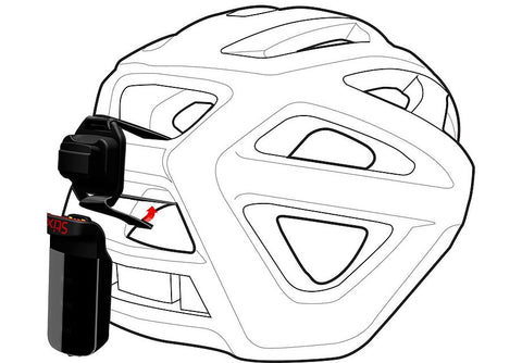 Specialized stix helmet strap mount part black one size