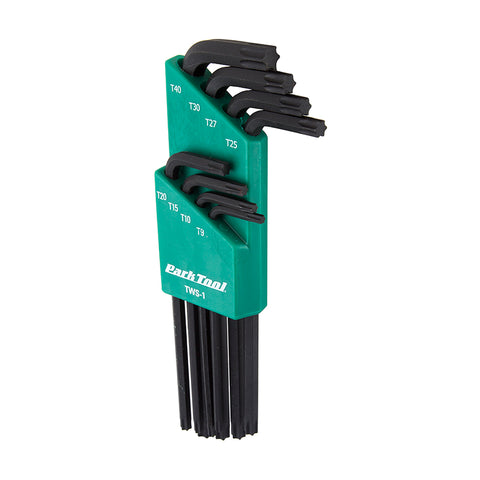 Park Tool TWS-1 L-Shaped Torx Compatible Wrench Set with Holder