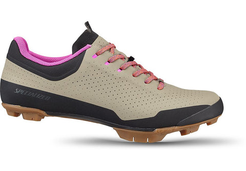 Specialized recon adv shoe taupe/dark moss green/fiery red/purple orchid 38.5