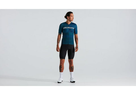Specialized sl+ logo stripe jersey ss men navy blue m