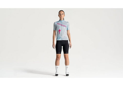 Specialized Sbc Foundation Graphic Jersey Ss Wmn Sea Foam/Rebel Pink Focal Xs