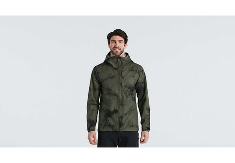 Specialized altered trail rain jacket men oak green xs