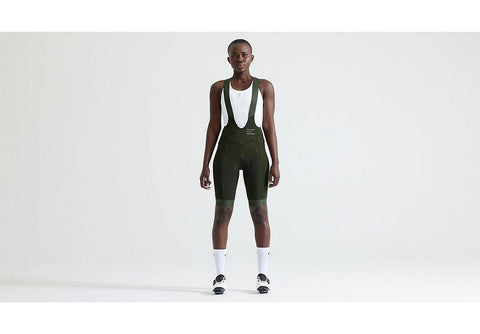 Specialized sbc foundation bib short wmn dark moss green l