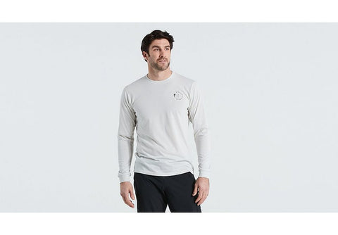Specialized stoke tee ls dove grey l