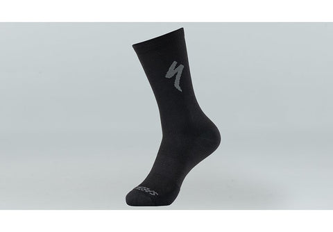 Specialized soft air tall logo sock black l