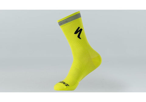 Specialized soft air reflective tall sock hyper green m