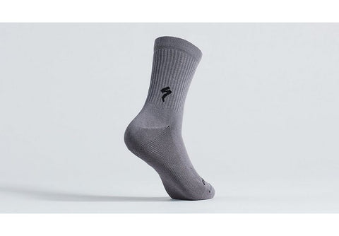 Specialized cotton tall sock smoke l