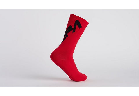 Specialized tagged sock black/red m