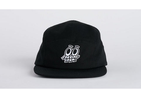 Specialized eyes graphic 5 panel camper hat yth black osfa