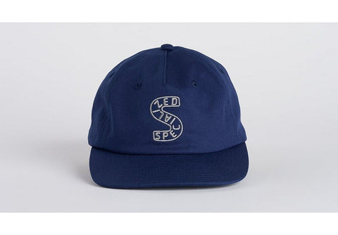 Specialized s-graphic 5 panel pinch front hat deep marine osfa