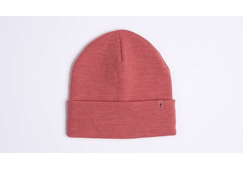 Specialized s-logo rib knit beanie hat dusty rose osfa