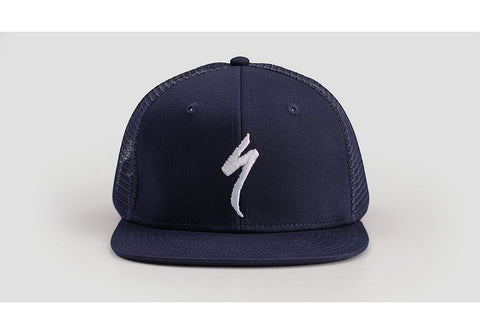 Specialized trucker hat dark navy/white s logo one size