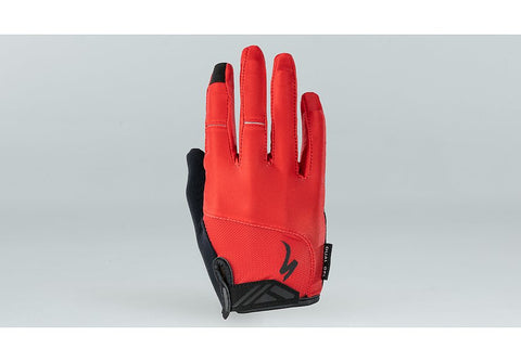 Specialized bg dual gel glove lf red s
