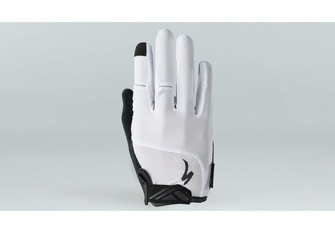 Specialized bg dual gel glove lf white m
