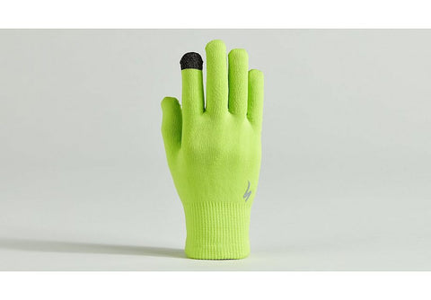 Specialized thermal knit glove lf hyper green m
