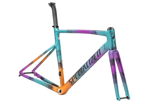 Specialized allez sprint frmset gloss ink technique/lagoon blue, purple orchid, orange tint/midnight shadow 61