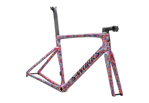 Specialized tarmac sl7 S-Works frmset gloss marbled lagoon blue-purple haze - orichid-blaze/violet purple topcoat/midnight shadow 54