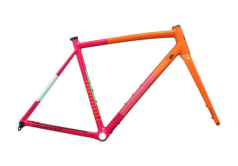 Specialized crux dS-Works frmset gloss amber glow/vivid pink/metallic midnight shadow/speckle 54
