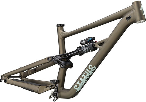 Specialized status 160 frm frame satin gunmetal / ca white sage s2