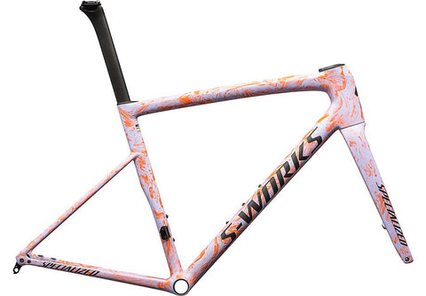 Specialized tarmac sl8 S-Works frmset satin powder indigo / amber glow strata / obsidian 49