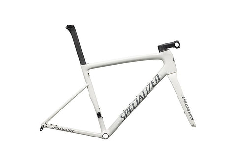 Specialized tarmac sl8 frmset gloss dune white / black pearl over ashen 44