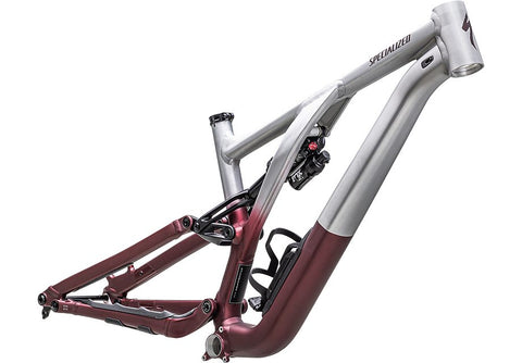 Specialized Stumpjumper evo alloy frm frame satin brushed aluminum / maroon s3