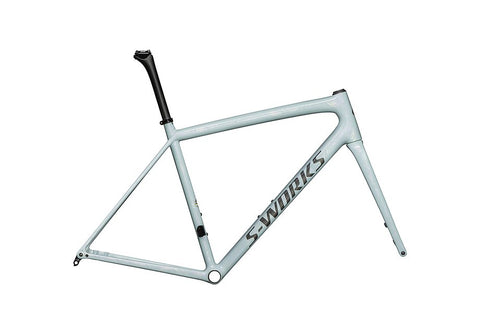 Specialized aethos S-Works frmset gloss sea foam / dry brushed violet + gold ghost pearl / smoke 61