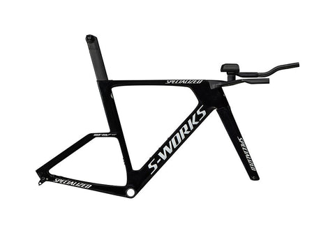 Specialized shiv tt S-Works module gloss tarmac black / metallic white silver l