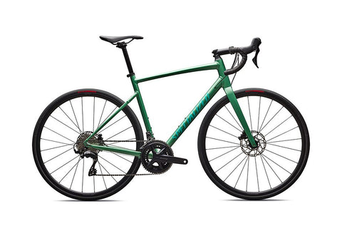2026 Specialized Allez E5 Comp Bike Oasis Tint Over Silver Dust / Lagoon Blue 52