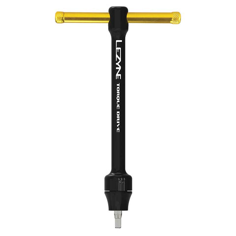Lezyne Torque Drive  Torque Wrench - 2-9 Nm 2 2.5 3-6mm Hex   T10 T25 T30~ Flat/Phillips With Storage Case BLK