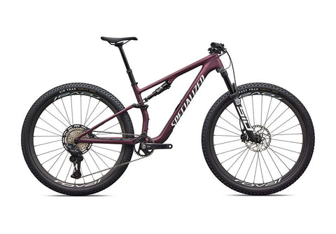 2026 Specialized Epic 8 Expert Di2 Bike Satin Bordeaux Metallic / White S
