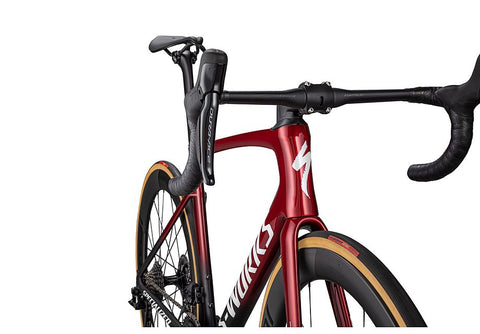 2022 Specialized tarmac sl7 S-Works di2 bike red tint/metallic white silver/ satin black 56