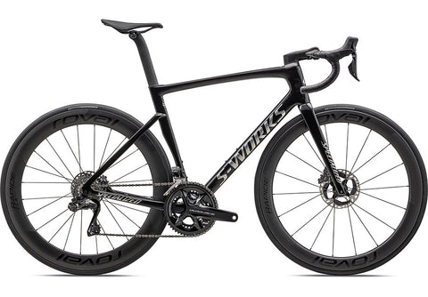 2023 Specialized tarmac sl7 S-Works di2 bike gloss black pearl granite over carbon / chrome 52
