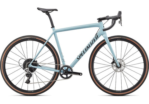 2022 Specialized crux comp bike gloss arctic blue/tarmac black 58