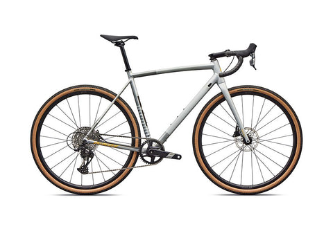 2026 Specialized Crux Ds-Works Comp Bike Shadow Silver/California Sunshine 49