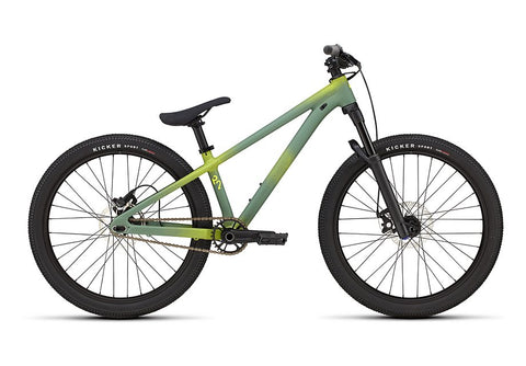 2025 Specialized p.2 bike satin sage green / olive diffused / team yellow 24"