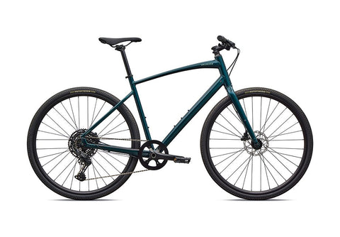 2026 Specialized Sirrus X 3.0 Km Bike Gloss Emerald Metallic / Fjord Metallic Frost Reflective Xs