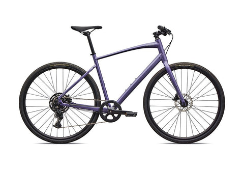 2026 Specialized Sirrus X 2.0 Km Bike Satin Mauve Metallic / Dolomite Metallic Frost Reflective L