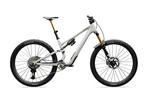 2026 Specialized Stumpjumper 15 S-Works Di2 Bike Gloss Dolomite Metallic / Smoked Liquid Metal S5