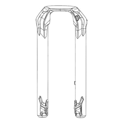 RockShox Lower Leg BoXXer C1 27.5" 20 x 110 mm Boost Spacing Diffusion BLK