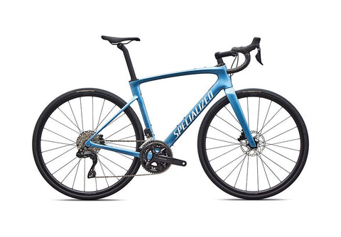 2026 Specialized Roubaix Comp Di2 Bike Gloss Glacial Metallic/White 52