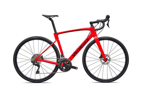 2026 Specialized Roubaix Sport Bike Gloss Vivid Red/Obsidian 58