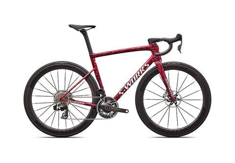 2026 Specialized Tarmac Sl8 S-Works Axs Bike Gloss Redsky Shdwsil Wht Impasto 49