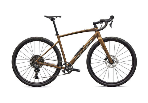 2026 Specialized Diverge E5 Sport Bike Satin Burnt Gold Metallic / Shadow Silver 52