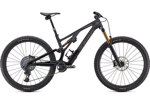 2021 Specialized Stumpjumper evo S-Works bike gloss carbon / black / brushed black chrome s1