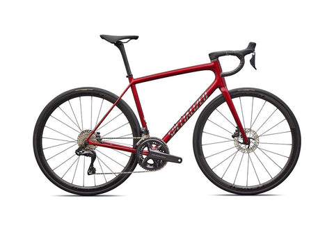2026 Specialized Aethos Pro Di2 Bike Gloss Red Sky / Chrome 54