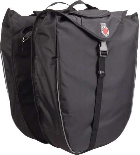 Banjo Brothers Saddlebag Panniers: Black Pair